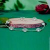 Genuine Zircon 925 Sterling Silver Bracelets White Gemstones Minimalist Bracelets Adjustable Bracelets Jewellery Gift For Her BR0078-GS