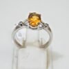 AAA+ Quality Oval cut Genuine Citrine Ring, 925 Silver Ring, Citrine jewelry, Women Ring handmade ring gift for her R0111-GS