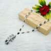 Onyx necklace 925 Sterling silver jewelry Black Onyx gemstone handmade necklace women necklace gift for her NL0053-GS