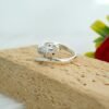 Band Ring Sterling Silver Ring Zircon Ring Gemstone Jewelry Silver Band Wedding Ring Gift For Her R0224-GS